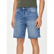 United Colors Of Benetton Jeans kratke hlače 4IPCU900K Modra Slim Fit