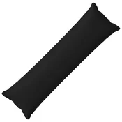 vidaXL Prevleka za blazino HOUTEN Črna 40 x 145 cm Lažni lanu
