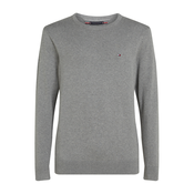 TOMMY HILFIGER Pulover ESSENTIAL  siva