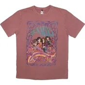 The Who Majica Psych Floral Stone Wash Unisex Kashmir Red S