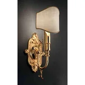 Casa Padrino luxury baroque wall lamp gold/ivory 13 x 14 x H. 33 cm - Magnificent wall light in baroque style - Baroque lights - Noble & Magnificent - Luxury Quality - Made in Italy