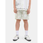 Jack & Jones Junior Kratke hlače iz tkanine 12277599 Zelena Relaxed Fit
