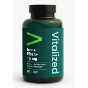 Vitalized Iron+ Eisen+, železo 15 mg, 90 kapsul