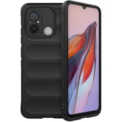 GS Xiaomi Redmi 12C igralni ovitek, odporen proti udarcem, črn