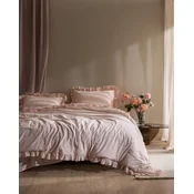 Madame Coco Komplet posteljina Obernai Ruffle, 200x220cm, Roze