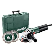 METABO WQ 1100-125 Set (610035510) KOTNI BRUSILNIK - Električno - Metabo