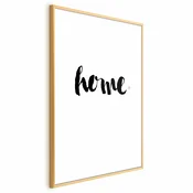 Plakat - Home and Dot 60x90 Zlatni okvir
