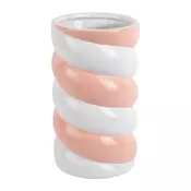 Bela/rožnata keramična vaza (višina 23 cm) Marshmallow – PT LIVING