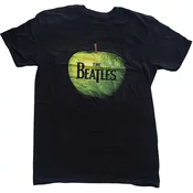 The Beatles Majica Apple Logo Unisex Black XL