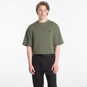 Majice Fred Perry Back Vertical Graphic T-Shirt Green XL
