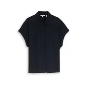 TOM TAILOR Bluza temno modra