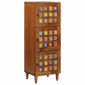 Highboard s pohranom Orah 40 x 33 x 110 cm Cvrsto drvo manga