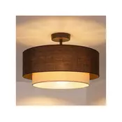Brilagi - LED prislonjeni plafonski luster BOHO ECO 1xE27/10W/230V precnik 40 cm braon/krem