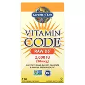 Vitaminska koda Raw D3 2000 IE – 120 kapsul