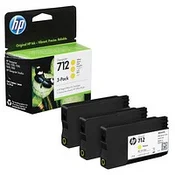 ČRNILO HP RUMENA 712 ZA DESIGNJET 29ml; 3 PACK (3ED79A) (152400)