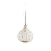 Bež viseča svetilka s tekstilnim senčilom o 29 cm Elati – Light & Living