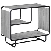 vidaXL Komoda Siva Sonoma 80 x 37.5 x 64.5 cm Predelan les