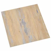 Vidaxl Deske za talne obloge 5,11 m2 55 szt. PVC Rjava in siva