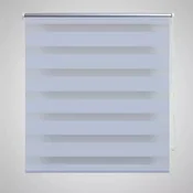 Vidaxl Zebra rolo zavesa (50 x 100 cm) bela