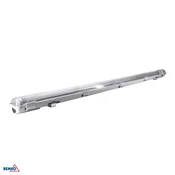 Bemko hermetična LED svetilka 120 cm IP65 za 1× T8 LED cev, prizematski difuzor BM-S-C14-E-OHL-120-1KP