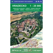 DE Hradecko, Hradec Kralove. Turistična karta 106. Surveying On Line