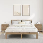 vidaXL omarice za posteljo 2 kosi Umetniški hrast 40x35x50 cm inženirski les
