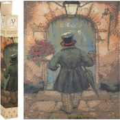 CRAFT SENSATIONS - Puzzle Diamond Painting Anton Pieck - Muž s ružami 40x50cm - 1 - 39 kosov