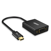 Choetech HUB-V01 adapter USB-C/VGA M/F, črna