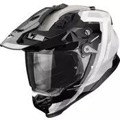 Enduro motociklisticka kaciga Scorpion ADF-9000 Air Patrol crno-srebrna