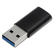 Qoltec adapter USB tipa A moški | USB tipa C ženski