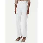 Marella Jeans hlače 2613181024 Bela Wide Leg
