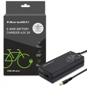 Qoltec Qoltec polnilnik za e-kolo 36V/42V 2A 84W, 5.5*2.5mm