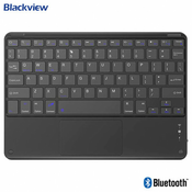 Brezžična Bluetooth tipkovnica Blackview K1, univerzalna, kompatibilnost z Blackview tabličnimi računalniki/Android/iOS/Windows, polnilna baterija, 78 tipk, črna