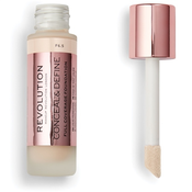 Makeup Revolution Conceal & Define korektor s visokim prekrivanjem nijansa F6,5 23 ml