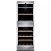 CASO WineChef Pro 126-2D crn vinska za omara 126 steklenic