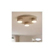 Brilagi-LED RGB stropno svetlo MONO, prigušiva, 3xGX53/14W/230V, Wi-Fi Tuya, precnik 30 cm, bež