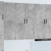 Ormar za Zid PORTO Betonski sivi 30 x 31 x 100 cm
