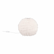 Kremno bela namizna svetilka (višina 24 cm) Furry – Trio