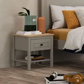 Hanah Home Nocni ormaric, Sivi