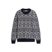 TOMMY HILFIGER Pulover mornarska/bela