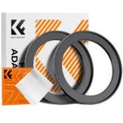 K&F Step Up Filter Ring 67-82mm*2pcs,+Vacuum Cleaning Cloth*1