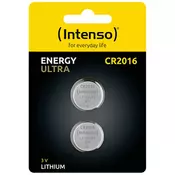 Intenso baterija litijumska, CR2016/2, 3 V, dugmasta, blister 2 kom