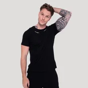 GymBeam Tribal Ribbed T-shirt Black
