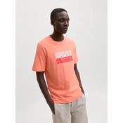 Jack & Jones Majica Fusion Dots 12289863 Roza Regular Fit
