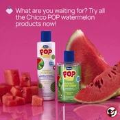 Chicco Šampon i regenerator Pop, 2u1, Jagoda, 250ml