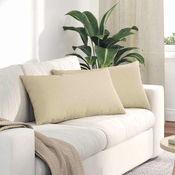 Jastucici za sofu 2 pcs Krema 80 x 40 cm tkanina