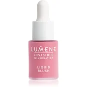 Lumene Invisible Illumination tekuce rumenilo za sjaj lica nijansa Frosty Petal 15 ml