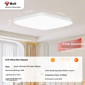BULL Plafonska lampa LED X19, 55 W, Bela
