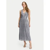 Swing Cocktail obleka 5AK07900 Srebrna Regular Fit