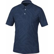 Galvin Green Maze Mens Breathable Short Sleeve Shirt Navy XL